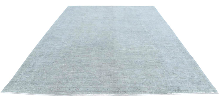 Hand Knotted Overdyed Wool Rug - 8'9'' x 11'8''