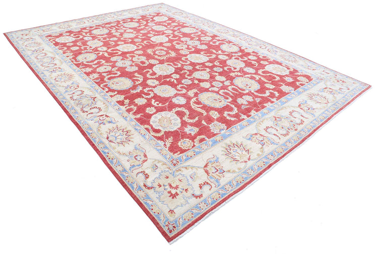 Hand Knotted Ziegler Sultanabad Wool Rug - 8'10'' x 12'0''