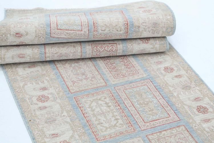 Hand Knotted Serenity Wool Rug - 2'7'' x 9'10''
