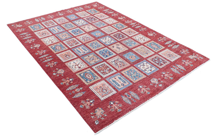 Hand Knotted Ziegler Farhan Wool Rug - 5'6'' x 7'6''