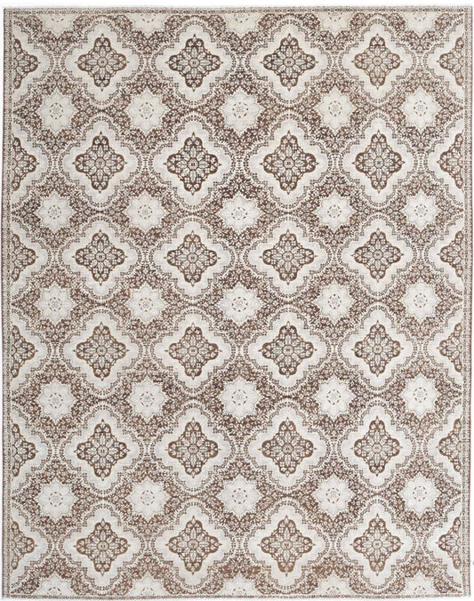 Hand Knotted Fine Artemix Wool Rug - 7'11'' x 10'0''