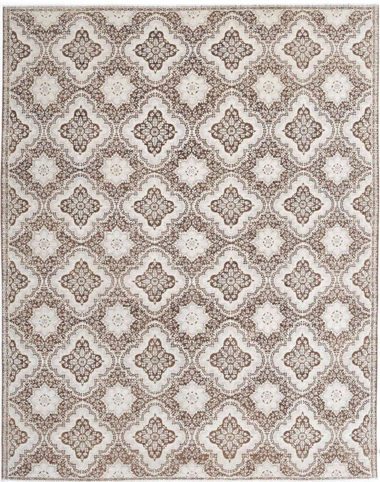 Hand Knotted Fine Artemix Wool Rug - 7'11'' x 10'0''