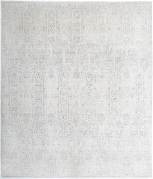 Hand Knotted Fine Artemix Jewelry Wool Rug - 8'0'' x 9'6''
