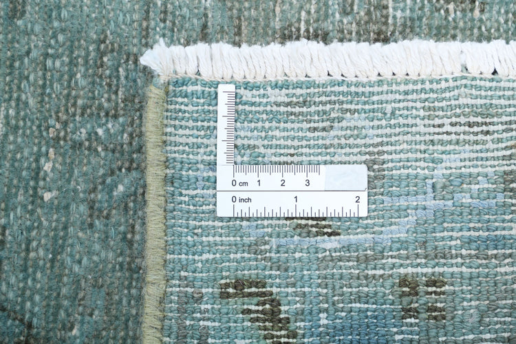 Hand Knotted Vintage Persian Hamadan Wool Rug - 3'5'' x 9'4''