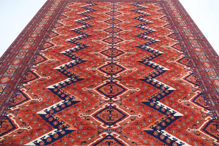 Hand Knotted Humna Wool Rug - 10' 0" X 13' 8" 10' 0" X 13' 8" (305 X 417) / Multi / Wool