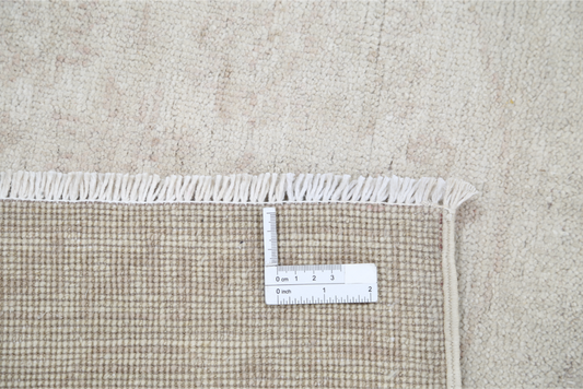 Hand Knotted Khotan Wool Rug - 6' 1" X 9' 2" 6' 1" X 9' 2" (185 X 280) / Grey / Wool