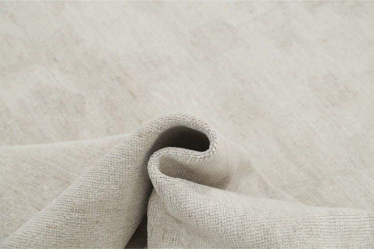 Hand Knotted Oushak Wool Rug - 8' 9" X 11' 8" 8' 9" X 11' 8" (267 X 356) / Ivory / Wool