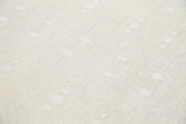 Hand Knotted Oushak Wool Rug - 8' 2" X 10' 4" 8' 2" X 10' 4" (249 X 315) / Grey / Wool