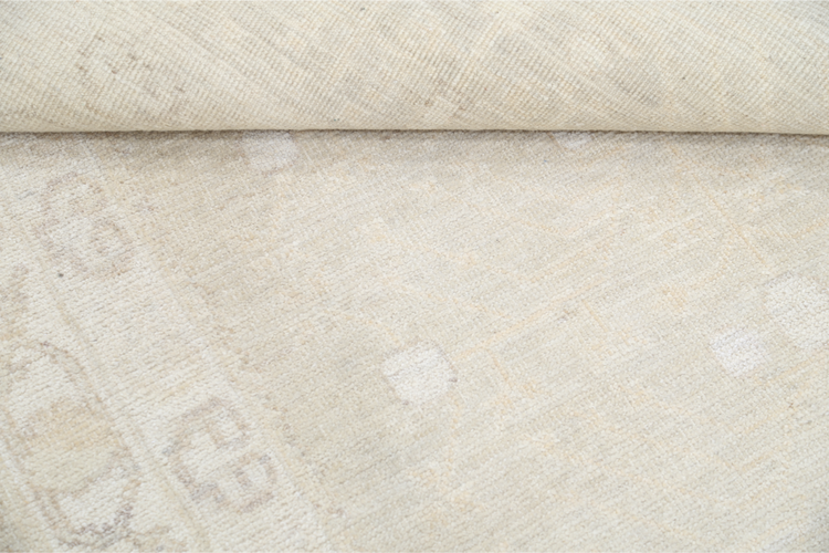 Hand Knotted Oushak Wool Rug - 8' 2" X 10' 4" 8' 2" X 10' 4" (249 X 315) / Grey / Wool