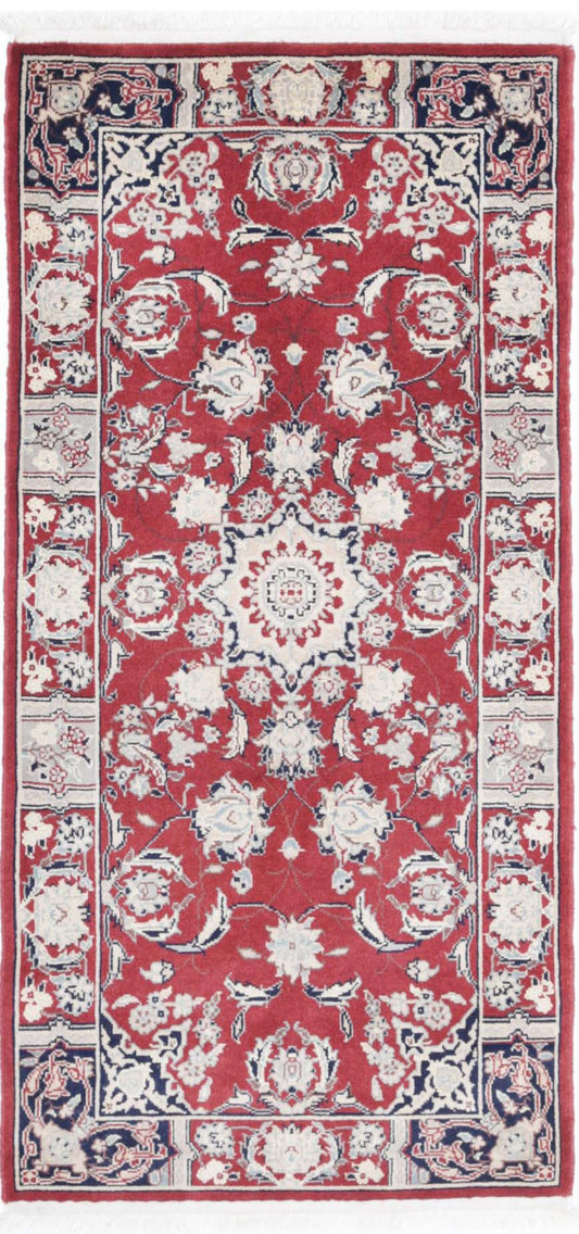 Hand Knotted Heritage Pak Persian Wool Rug - 2'0'' x 4'2''