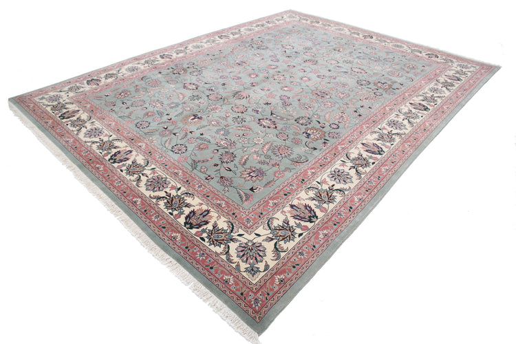 Hand Knotted Heritage Pak Persian Wool Rug - 9'2'' x 12'0''