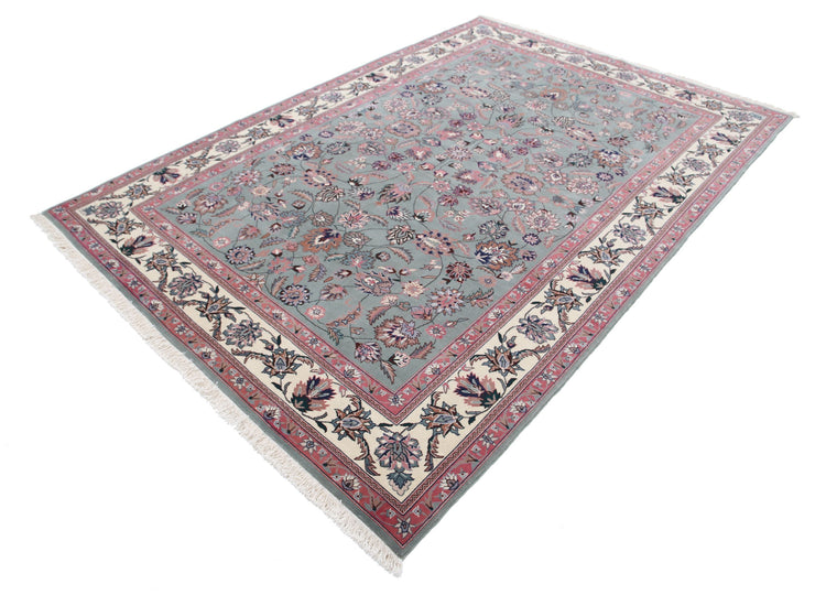 Hand Knotted Heritage Pak Persian Wool Rug - 6'2'' x 8'11''
