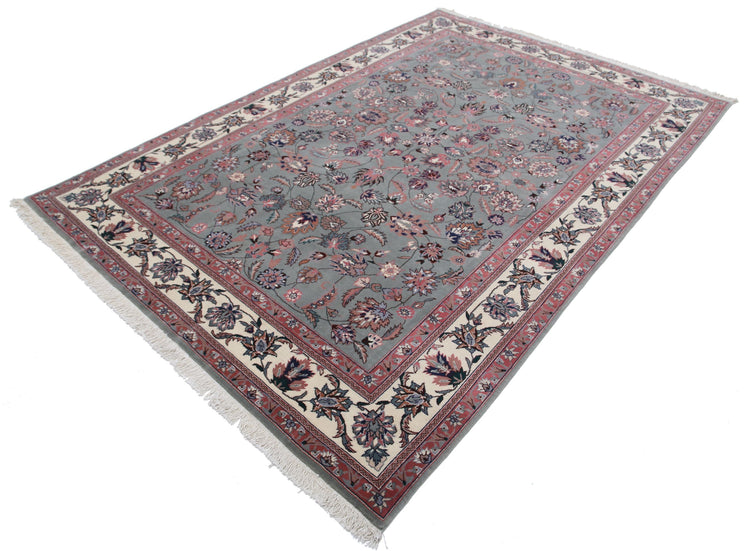 Hand Knotted Heritage Pak Persian Wool Rug - 6'1'' x 8'11''