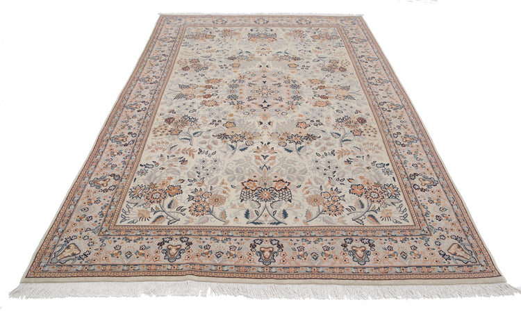Hand Knotted Heritage Fine Persian Style Wool Rug - 6'0'' x 9'0''