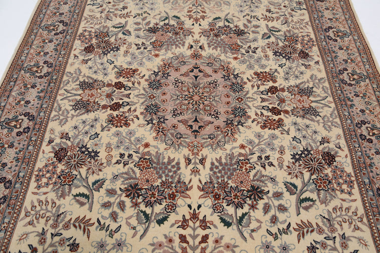 Hand Knotted Heritage Fine Persian Style Wool Rug - 6'1'' x 9'2''