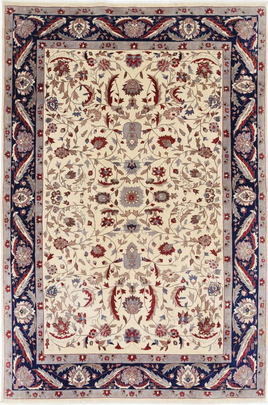 Hand Knotted Heritage Fine Persian Style Wool Rug - 5'0'' x 7'5''
