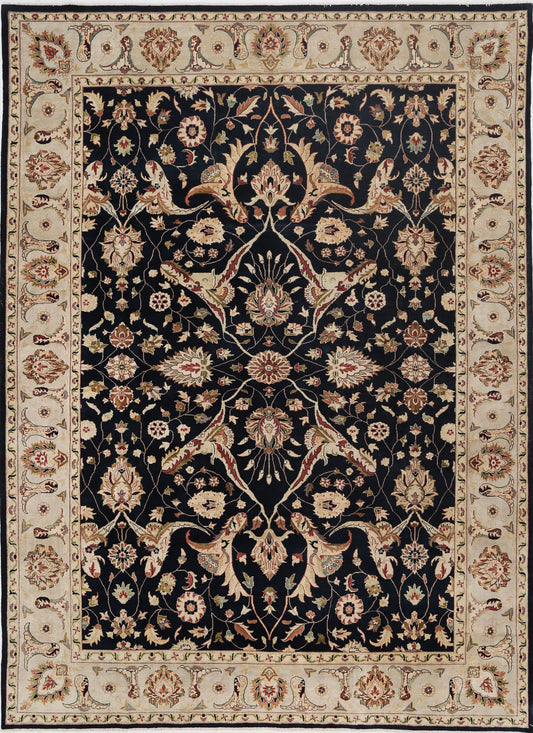 Hand Knotted Ziegler Wool Rug - 10'0'' x 13'8''