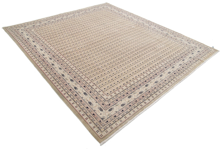 Hand Knotted Persian Mir Saraband Wool Rug - 7'11'' x 8'9''