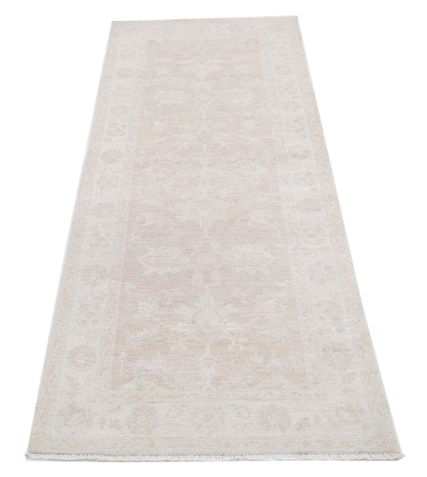 Hand Knotted Serenity Wool Rug - 2' 6" X 6' 8" 2' 6" X 6' 8" (76 X 203) / Taupe / Wool