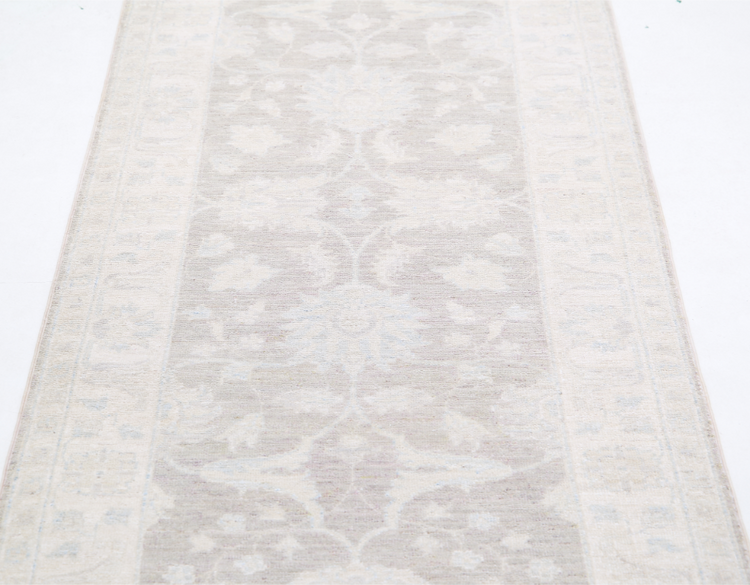Hand Knotted Serenity Wool Rug - 2' 8" X 8' 0" 2' 8" X 8' 0" (81 X 244) / Brown / Wool