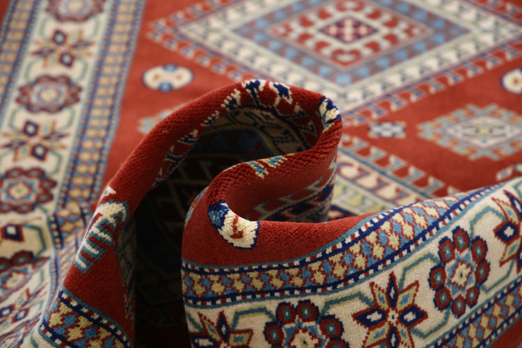 Hand Knotted Tribal Shirvan Wool Rug - 2'8'' x 10'2''