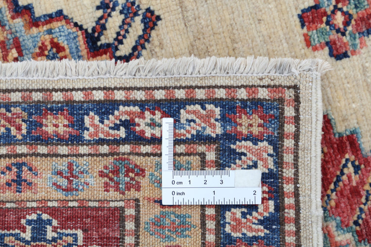 Hand Knotted Royal Kazak Wool Rug - 4'9'' x 6'3''