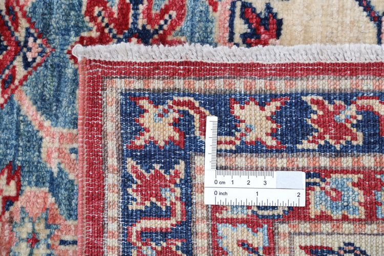 Hand Knotted Royal Kazak Wool Rug - 4'9'' x 6'5''