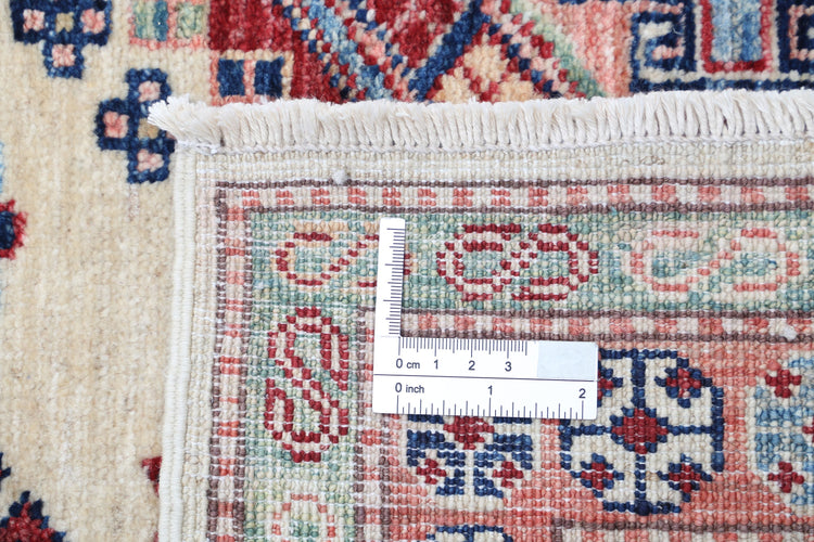 Hand Knotted Royal Kazak Wool Rug - 5'11'' x 6'7''
