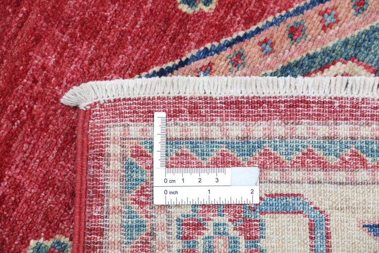 Hand Knotted Royal Kazak Wool Rug - 2'1'' x 6'6''