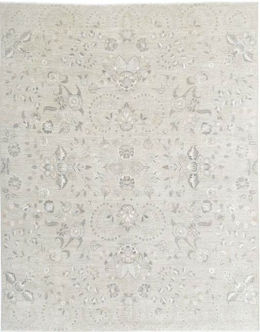 Hand Knotted Artemix Wool Rug - 7'11'' x 10'0''