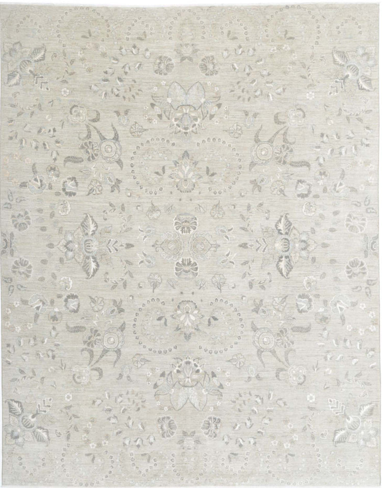 Hand Knotted Artemix Wool Rug - 7'11'' x 10'0''