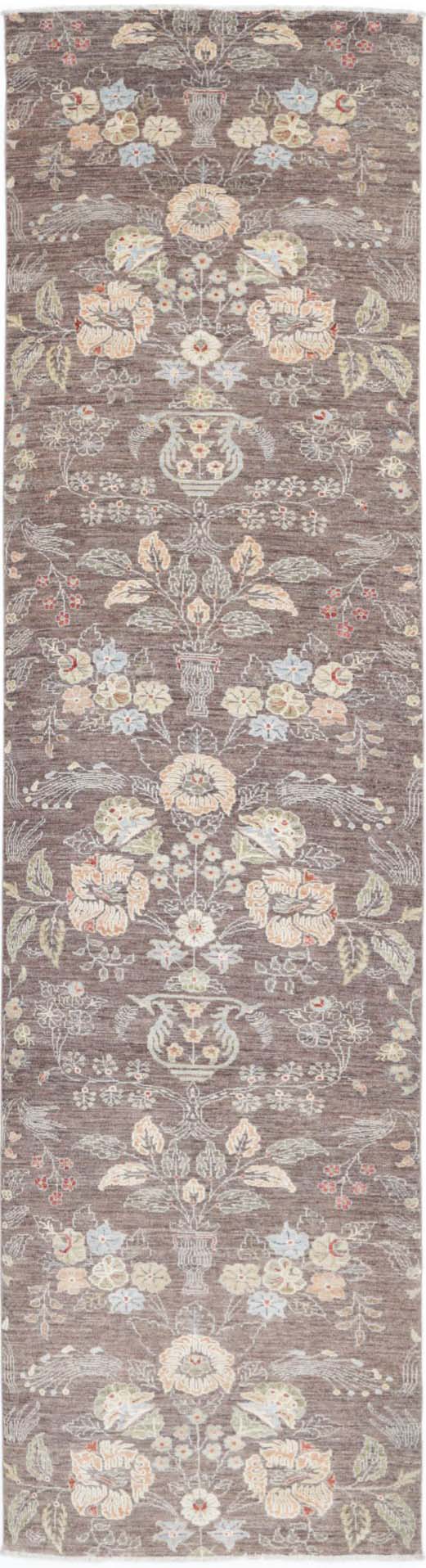 Hand Knotted Artemix Wool Rug - 2'9'' x 11'8''