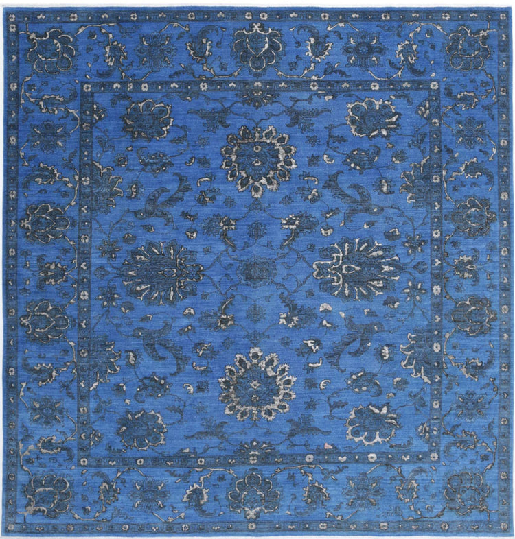 Hand Knotted Onyx Wool Rug - 11'4'' x 11'6''