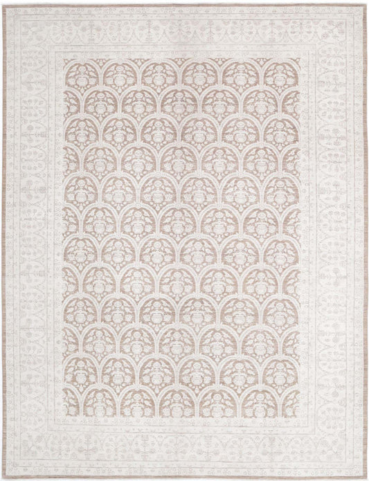 Hand Knotted Fine Serenity Wool Rug - 10'1'' x 13'4''