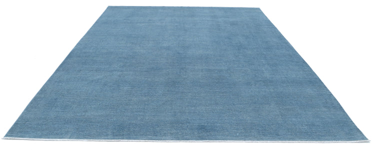 Hand Knotted Overdyed Wool Rug - 8'11'' x 11'9''