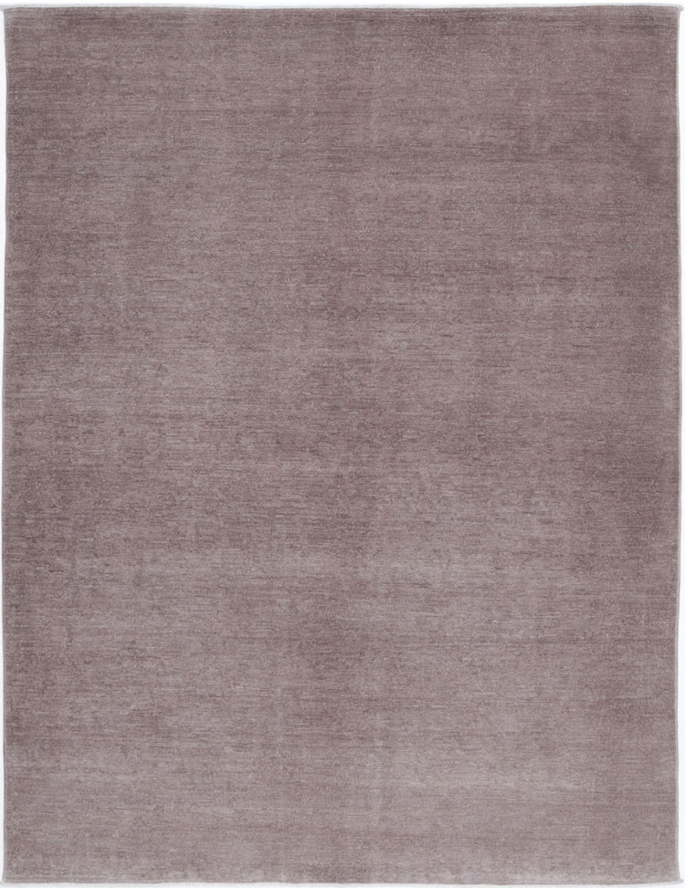 Hand Knotted Overdyed Wool Rug - 6'1'' x 8'4''