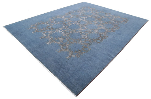 Hand Knotted Onyx Wool Rug - 9'2'' x 11'7''