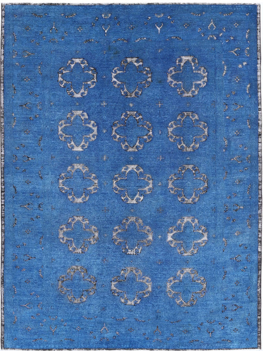 Hand Knotted Onyx Wool Rug - 6'5'' x 8'1''