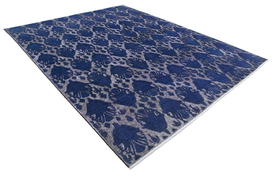 Hand Knotted Onyx Wool Rug - 8'11'' x 11'5''
