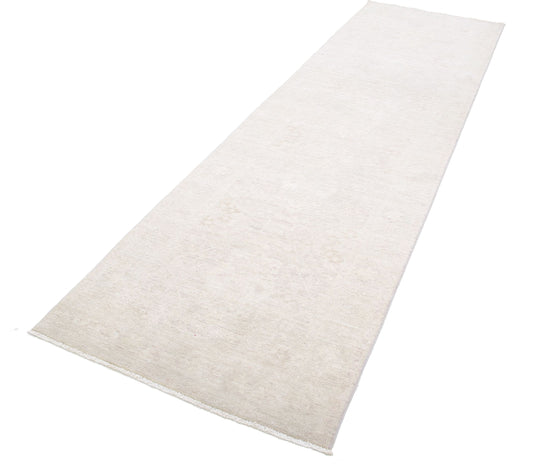 Hand Knotted Fine Serenity Wool Rug - 3'2'' x 11'3''