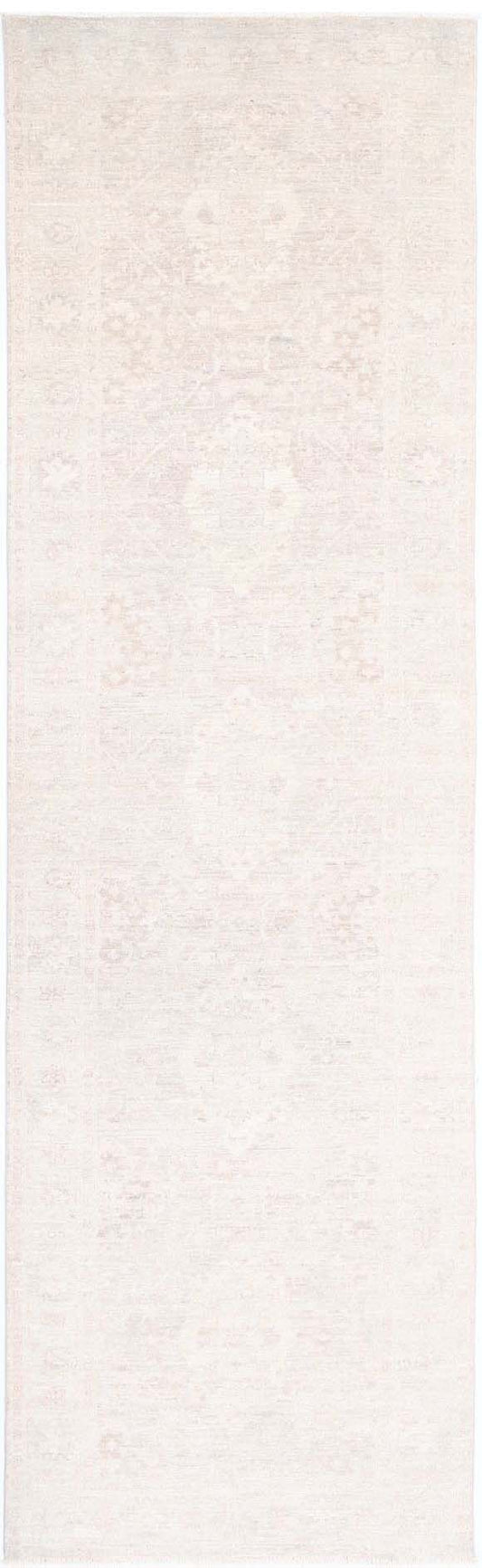 Hand Knotted Fine Serenity Wool Rug - 3'2'' x 11'3''