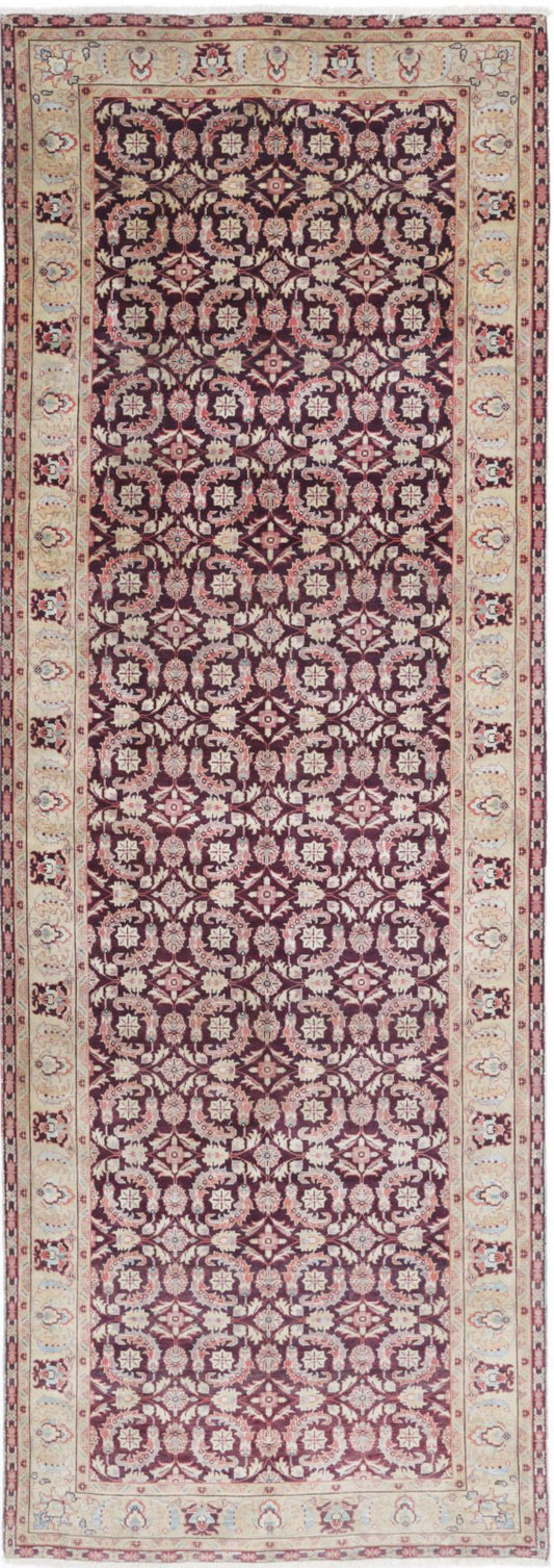 Hand Knotted Heritage Tabriz Wool Rug - 3'11'' x 11'11''