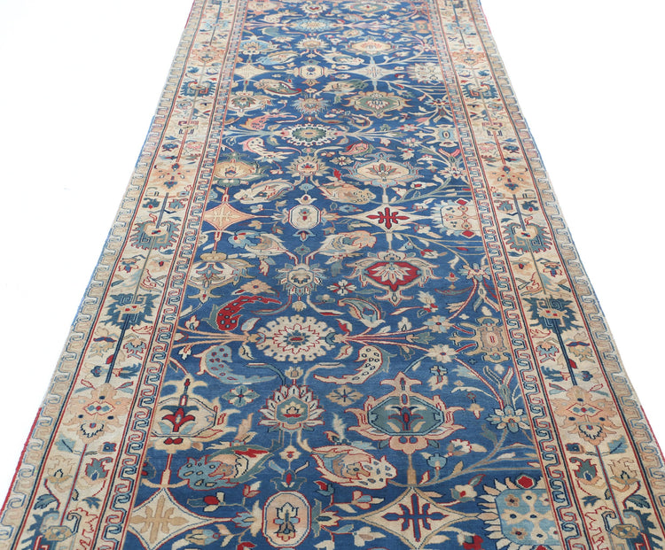 Hand Knotted Heritage Tabriz Wool Rug - 4'0'' x 12'0''