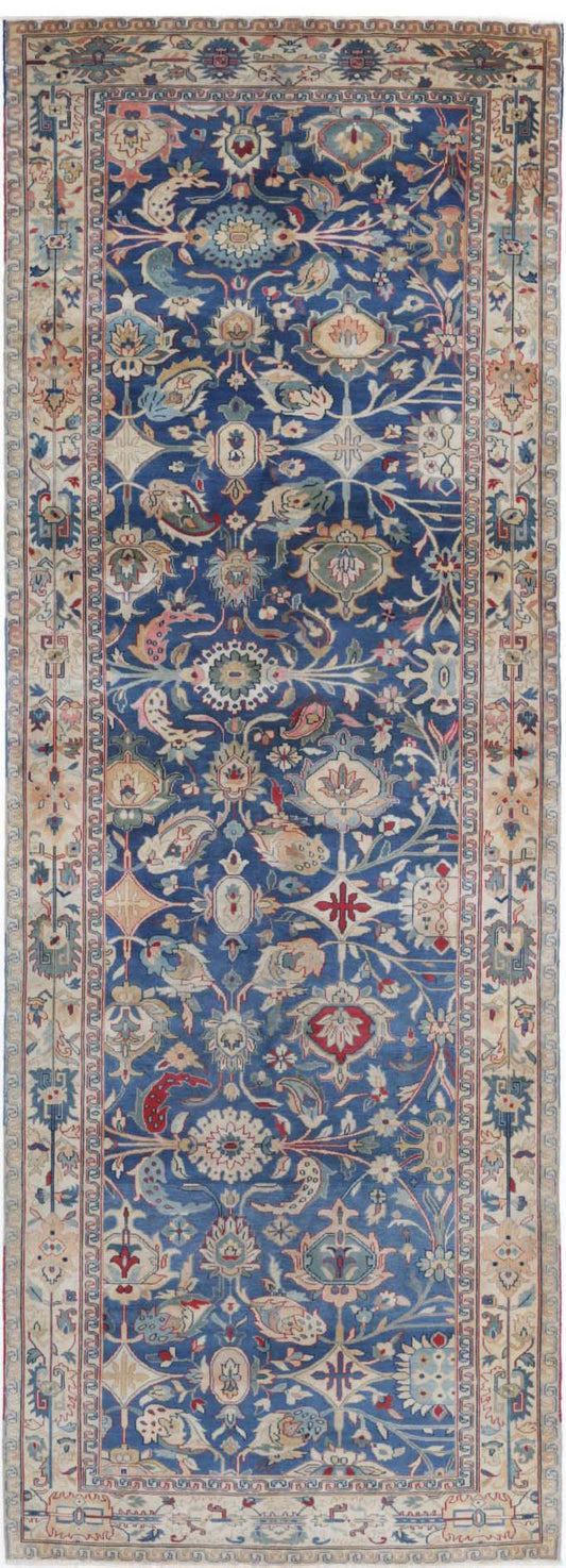 Hand Knotted Heritage Tabriz Wool Rug - 4'0'' x 12'0''