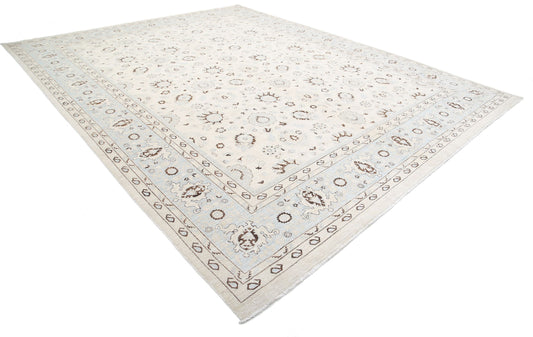 Hand Knotted Fine Serenity Wool Rug - 11'8'' x 14'7''