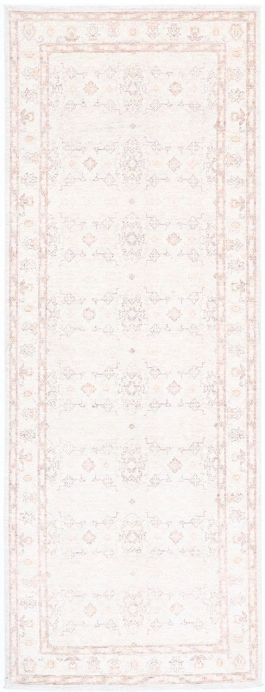 Hand Knotted Fine Serenity Wool Rug - 3'10'' x 10'8''