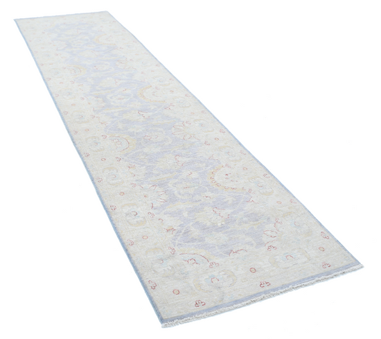 Hand Knotted Serenity Wool Rug - 2' 9" X 10' 9" 2' 9" X 10' 9" (84 X 328) / Grey / Wool