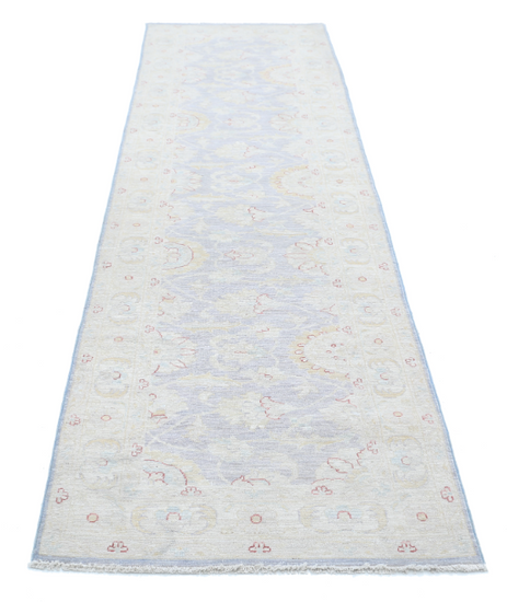 Hand Knotted Serenity Wool Rug - 2' 9" X 10' 9" 2' 9" X 10' 9" (84 X 328) / Grey / Wool