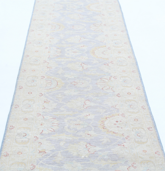 Hand Knotted Serenity Wool Rug - 2' 9" X 10' 9" 2' 9" X 10' 9" (84 X 328) / Grey / Wool