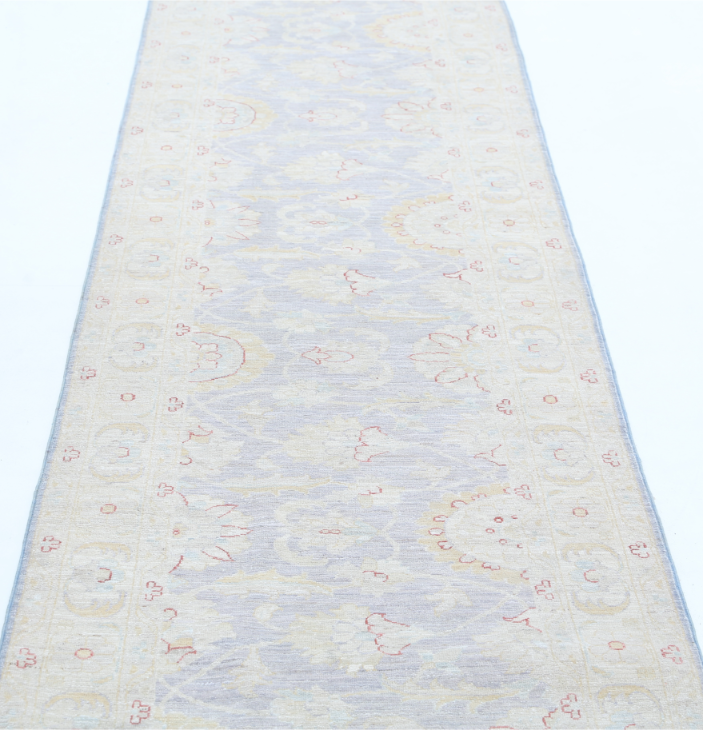 Hand Knotted Serenity Wool Rug - 2' 9" X 10' 9" 2' 9" X 10' 9" (84 X 328) / Grey / Wool